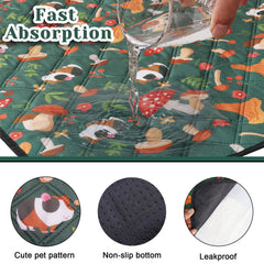 2026 Eco-Friendly Small Pet Cage Liner Ultra-Absorbent Guinea Pig & Hamster Bedding Leak-Proof Reusable & Washable Urine Pad Professional Cross-Border Habitat Solution