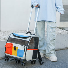 2026 Factory Direct Pet Adventure Backpack, Breathable Side-Opening Large-Capacity Cat Carrier, New Style Ergonomic Dog Travel Backpack for Hiking and Travel