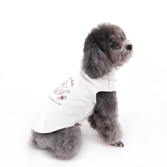 Reversible Striped Pet Vest - Dual-Style Autumn & Winter Sleeveless Layering Piece with Lace Trim for Teddy Poodles, Schnauzers, and Small Dogs