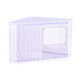 2026 Kano Professional Hamster Bathroom Dual-Use Sand Bath & Urine Basin Anti-Splash High-Wall Design for Syrian Hamsters ("Golden Bears") Easy-Clean Translucent Small Pet Toilet