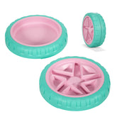 2-in-1 Elevated Slow Feeder & No-Spill Water Bowl, Anti-Choking Pet Diner with Non-Slip Base for Dogs and Cats