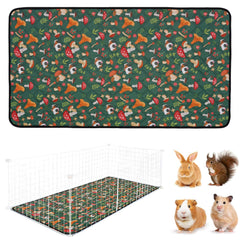 2026 Eco-Friendly Small Pet Cage Liner Ultra-Absorbent Guinea Pig & Hamster Bedding Leak-Proof Reusable & Washable Urine Pad Professional Cross-Border Habitat Solution