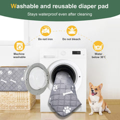 2026 Amazon/TEMU Best-Seller Professional Washable Pet Training Pad Ultra-Absorbent 4-Layer Leak-Proof Diaper Mat Eco-Friendly Reusable Dog & Cat Changing Pad