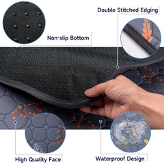 2026 Elite Series Printed Mesh Pet Pad Ultra-Breathable Quick-Dry Dog Pee Mat Thickened Multi-Layer High-Suction Training Pad Professional Cross-Border Pet Supply