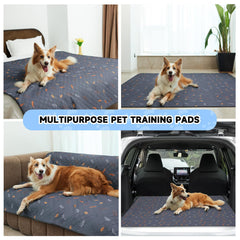 2026 Elite Series Printed Mesh Pet Pad Ultra-Breathable Quick-Dry Dog Pee Mat Thickened Multi-Layer High-Suction Training Pad Professional Cross-Border Pet Supply