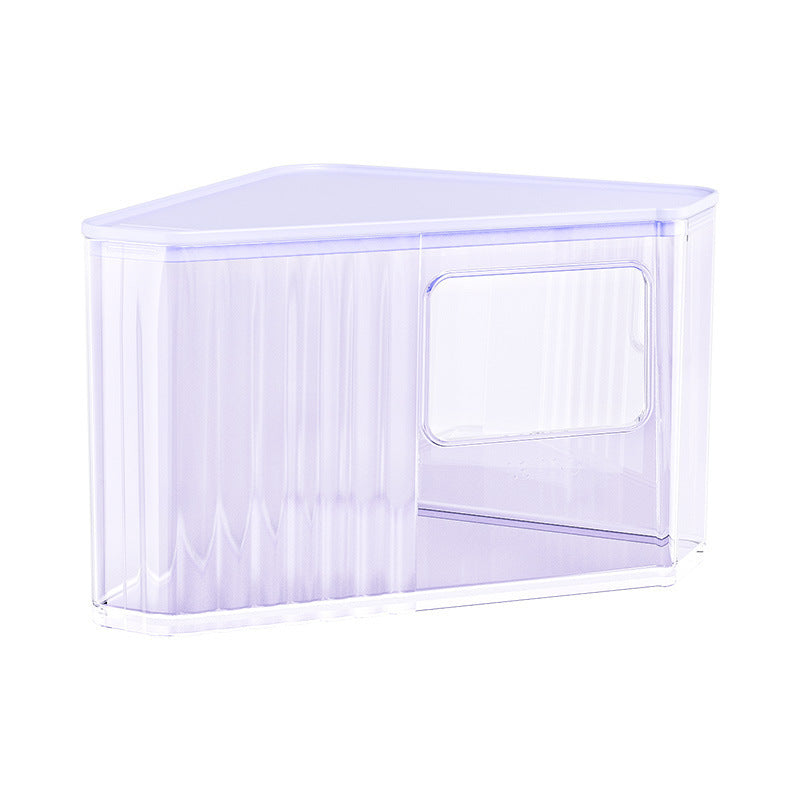 2026 Kano Professional Hamster Bathroom  Dual-Use Sand Bath & Urine Basin  Anti-Splash High-Wall Design for Syrian Hamsters ("Golden Bears")  Easy-Clean Translucent Small Pet Toilet