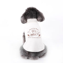 Reversible Striped Pet Vest - Dual-Style Autumn & Winter Sleeveless Layering Piece with Lace Trim for Teddy Poodles, Schnauzers, and Small Dogs