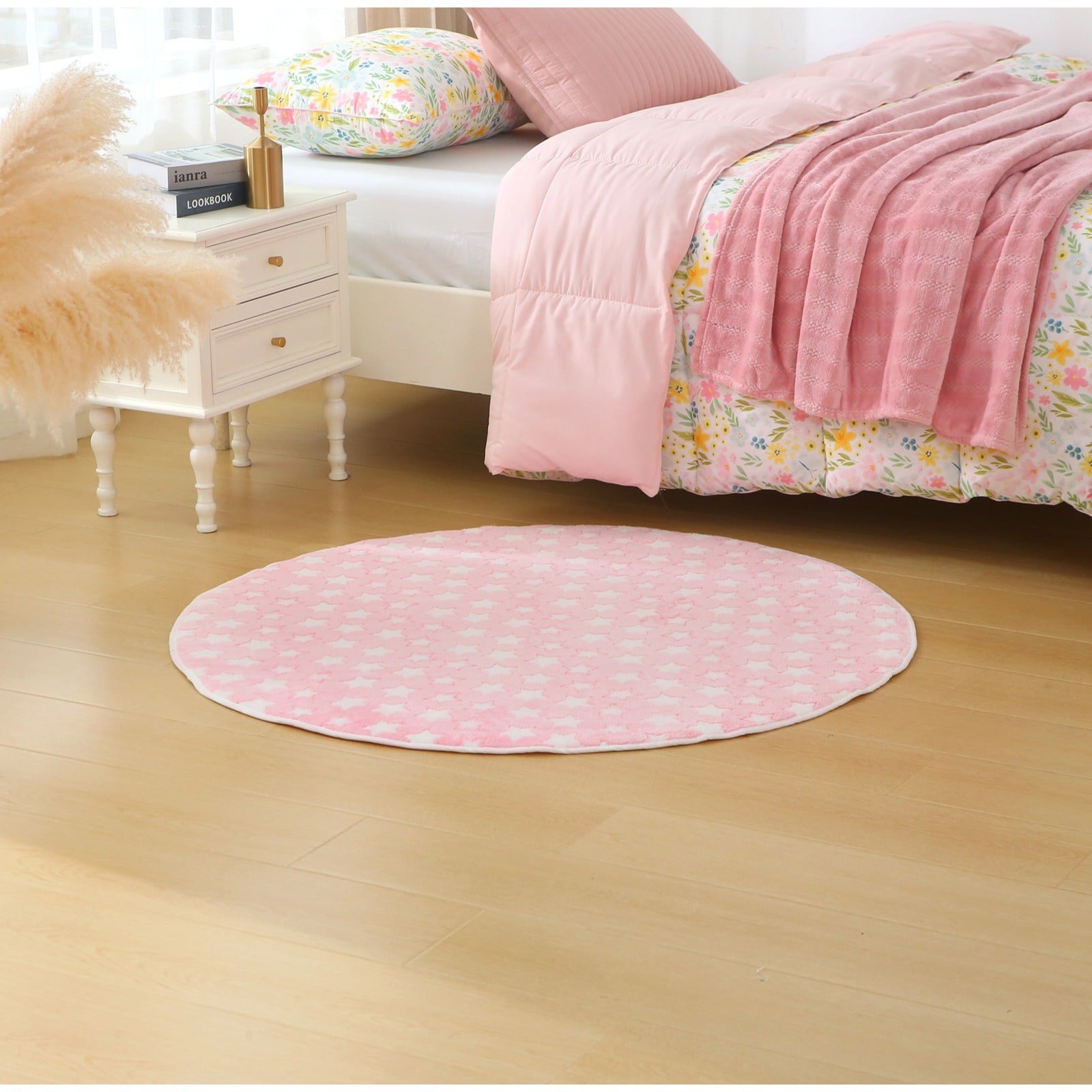 2026 Amazon Global Best-Seller Premium Waterproof Round Pet Blanket Luxury Urine Isolation Training Pad Dual-Sided Winter Warmth & Protection Dog Mat