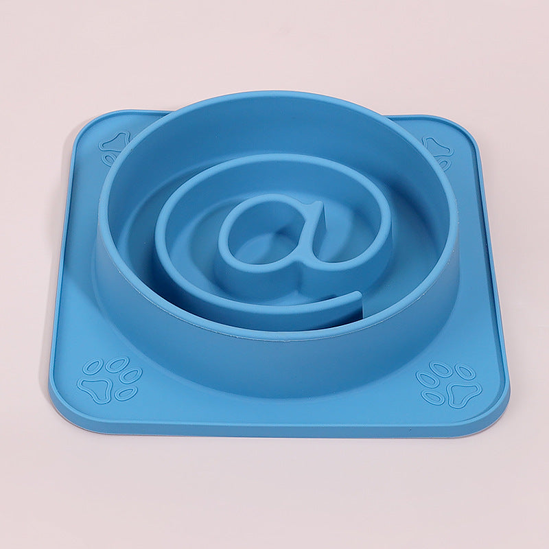 2-in-1 Silicone Dog Licking Mat & Slow Feeder Bowl - Strong Suction Base to Prevent Tipping - Interactive Anxiety Relief Calming Mat for Bathing & Grooming